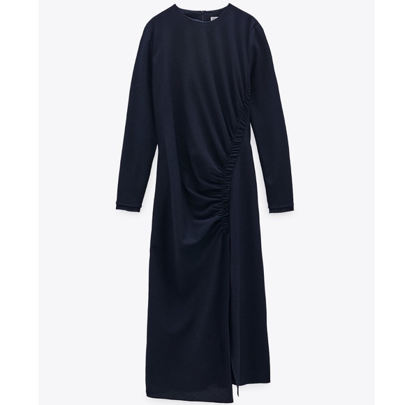 ZARA LIMITED EDITION RUCHED DRESS - Picture 2 of 5